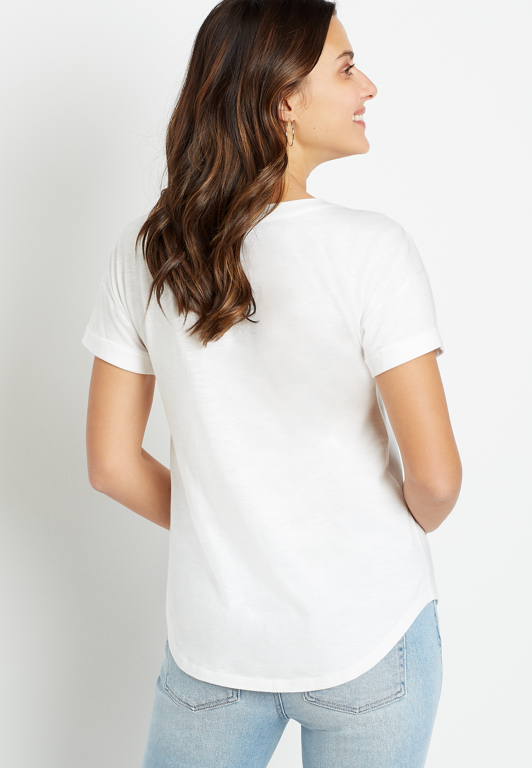 24/7 Solid Drop Shoulder Classic Tee - alternate image