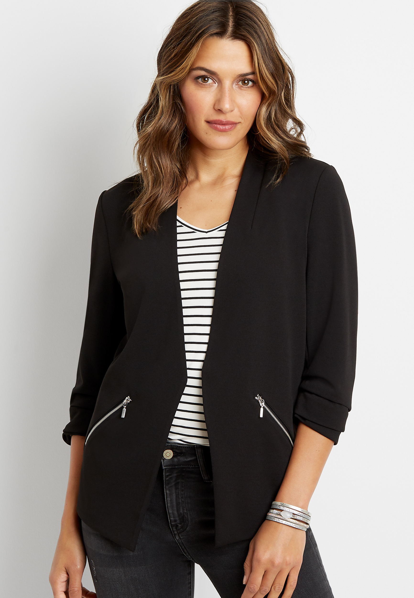 Ever-Go Zip Pckt Blazer K, C106, large