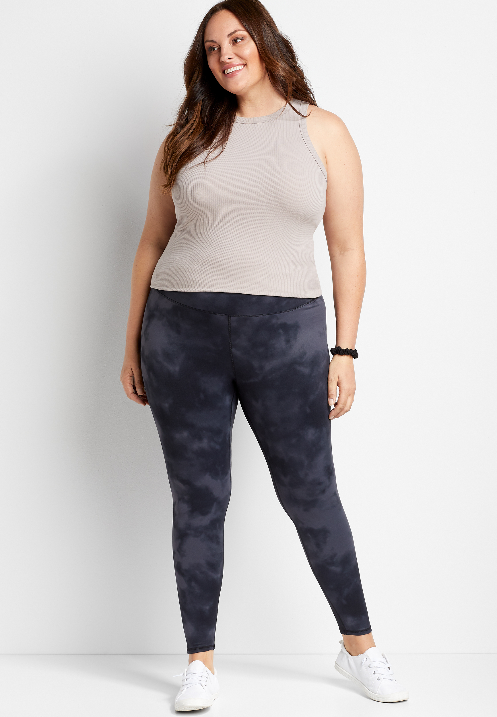 Plus Size Tie Dye Yoga Pants