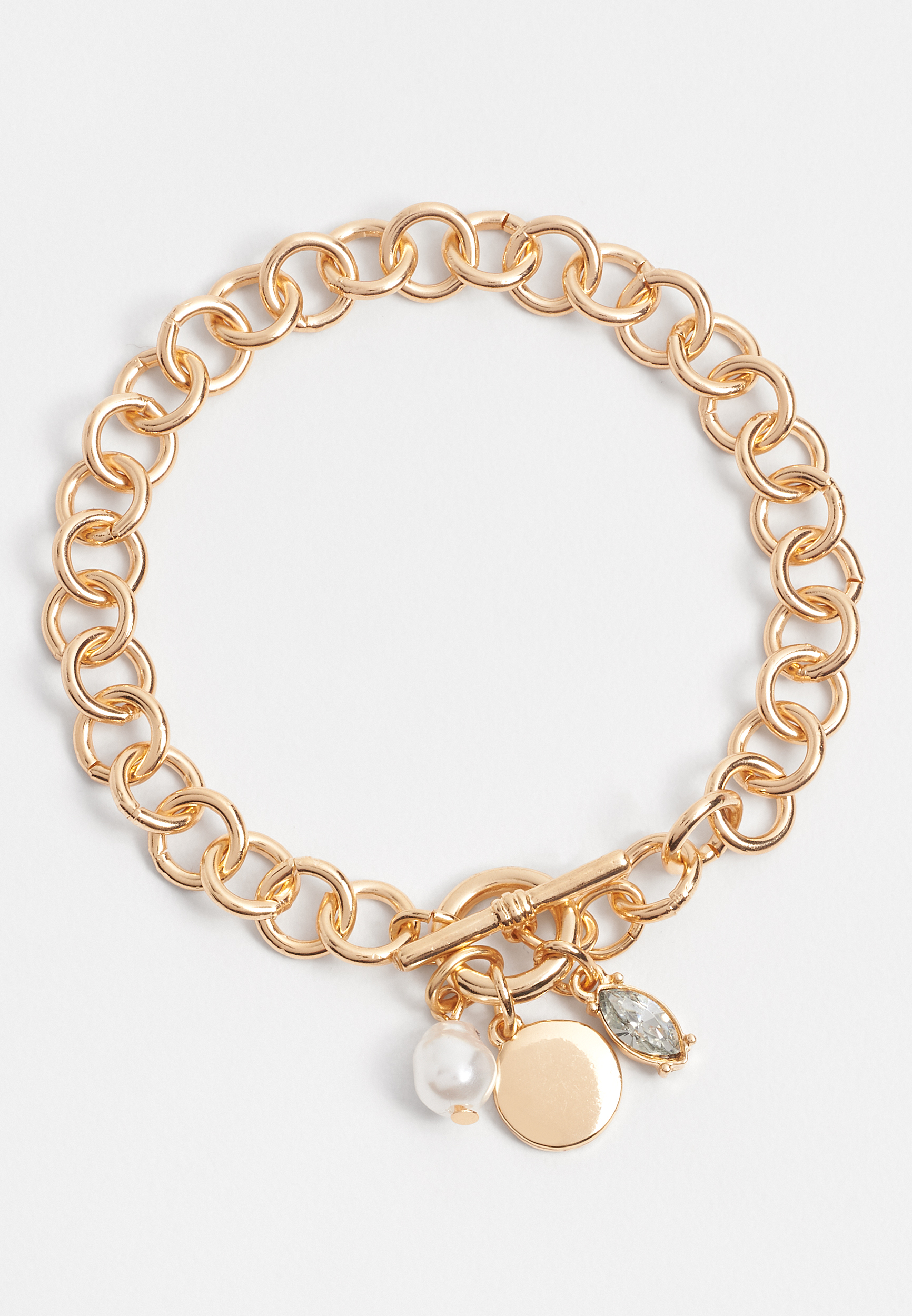 Gold Toggle Bracelet | maurices