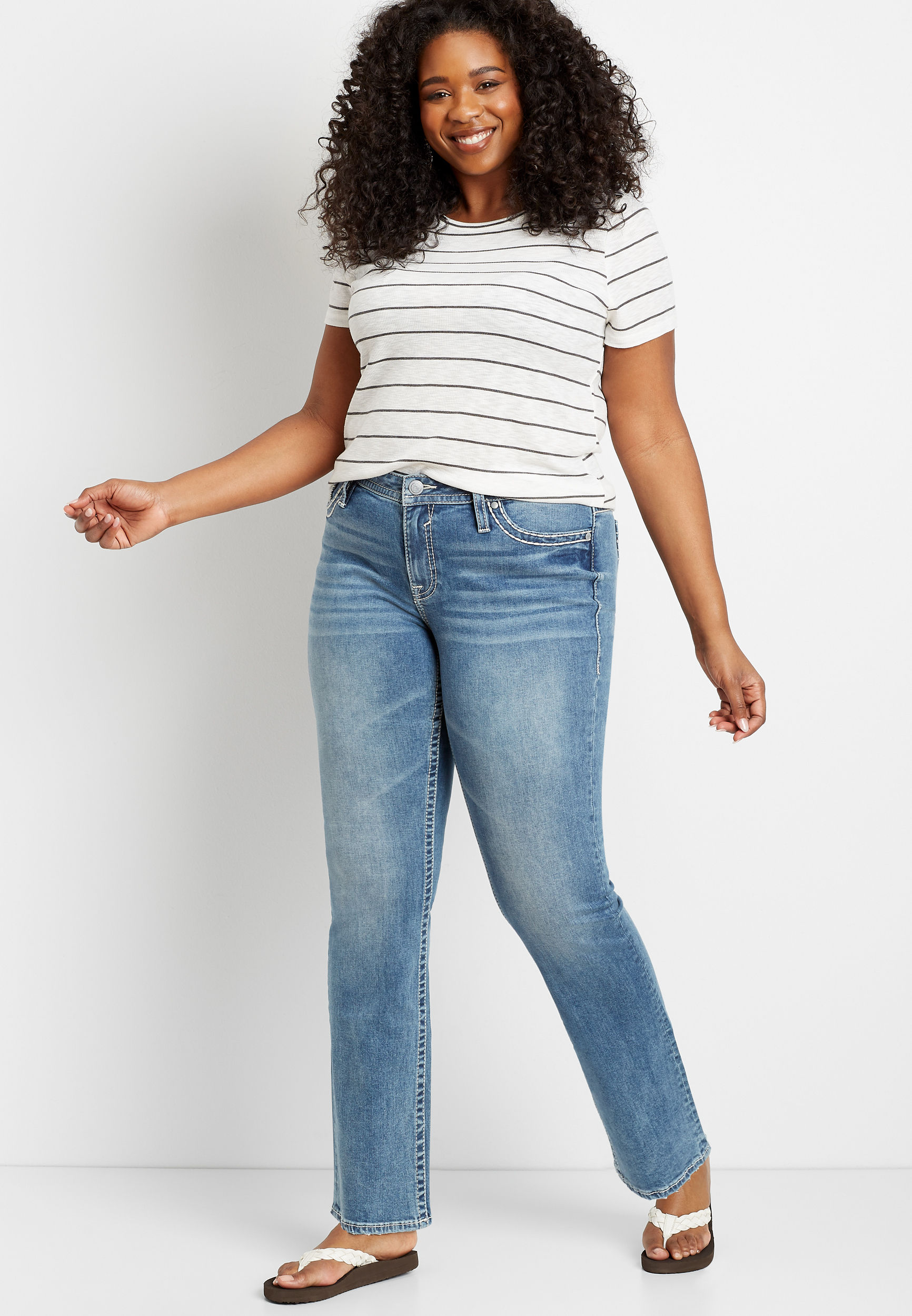 Women's Plus Size Bootcut Jeans | maurices