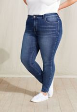 Plus Size m jeans by maurices&trade; Everflex&trade; Super Skinny High Rise Stretch Jean, C3337, small