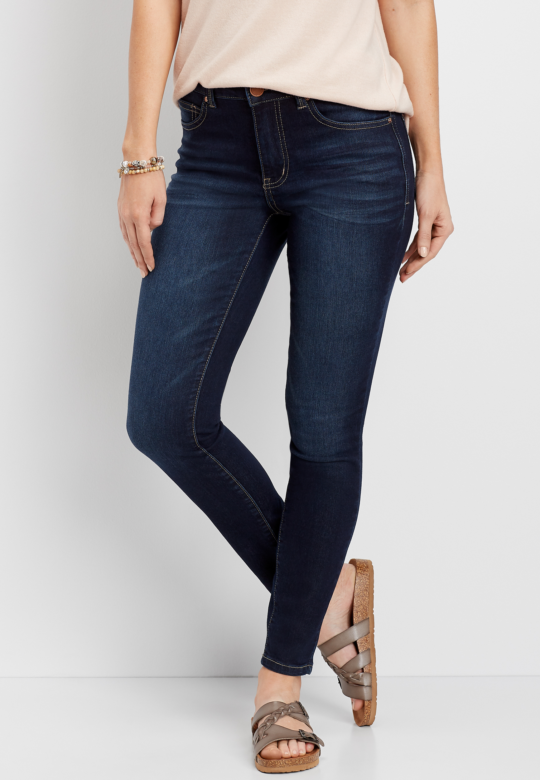 m jeans by maurices&trade; Everflex&trade; Super Skinny High Rise Stretch Jean, C258, large