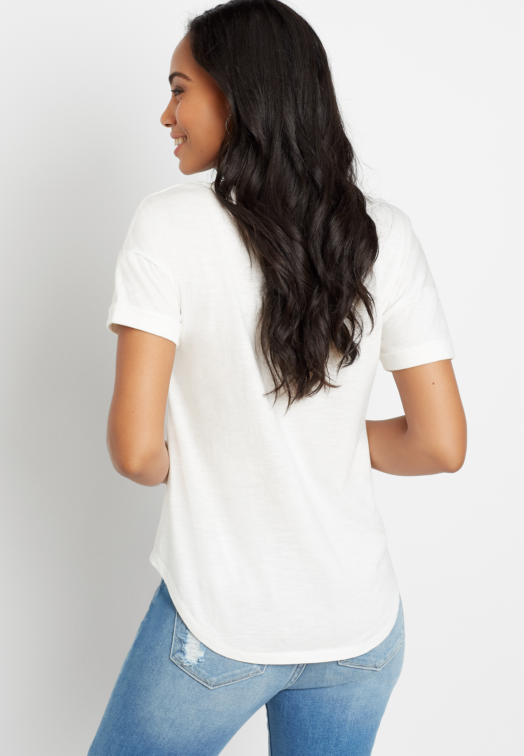 24/7 Solid Drop Shoulder Classic Tee - alternate image