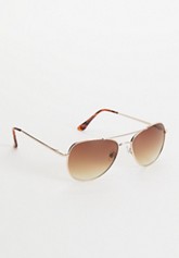 Twisted Temple Cateye Sunglasses