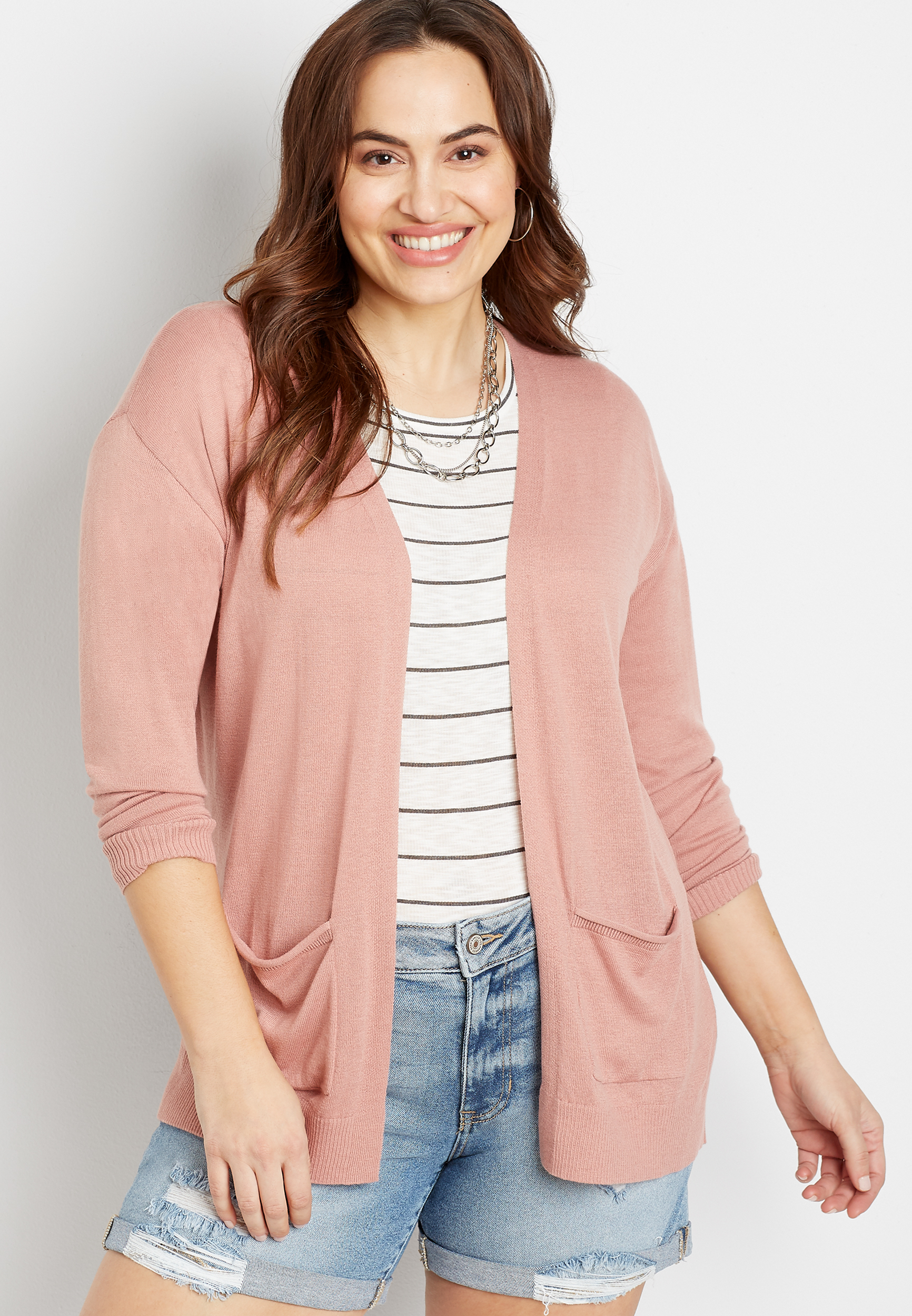 plus size cardigans with pockets