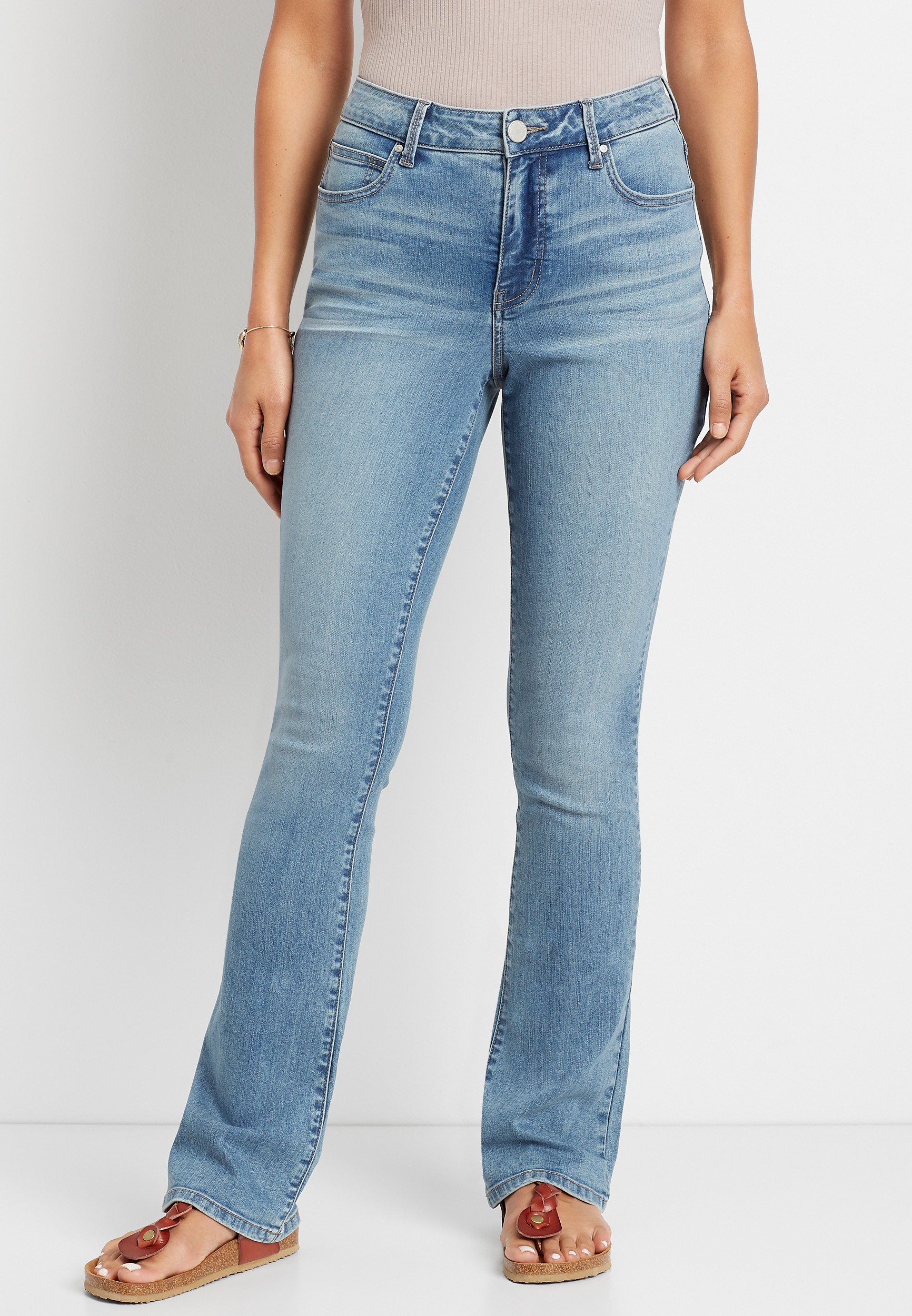 m jeans by maurices™ Everflex™ Baby Bootcut Curvy High Rise Jean maurices