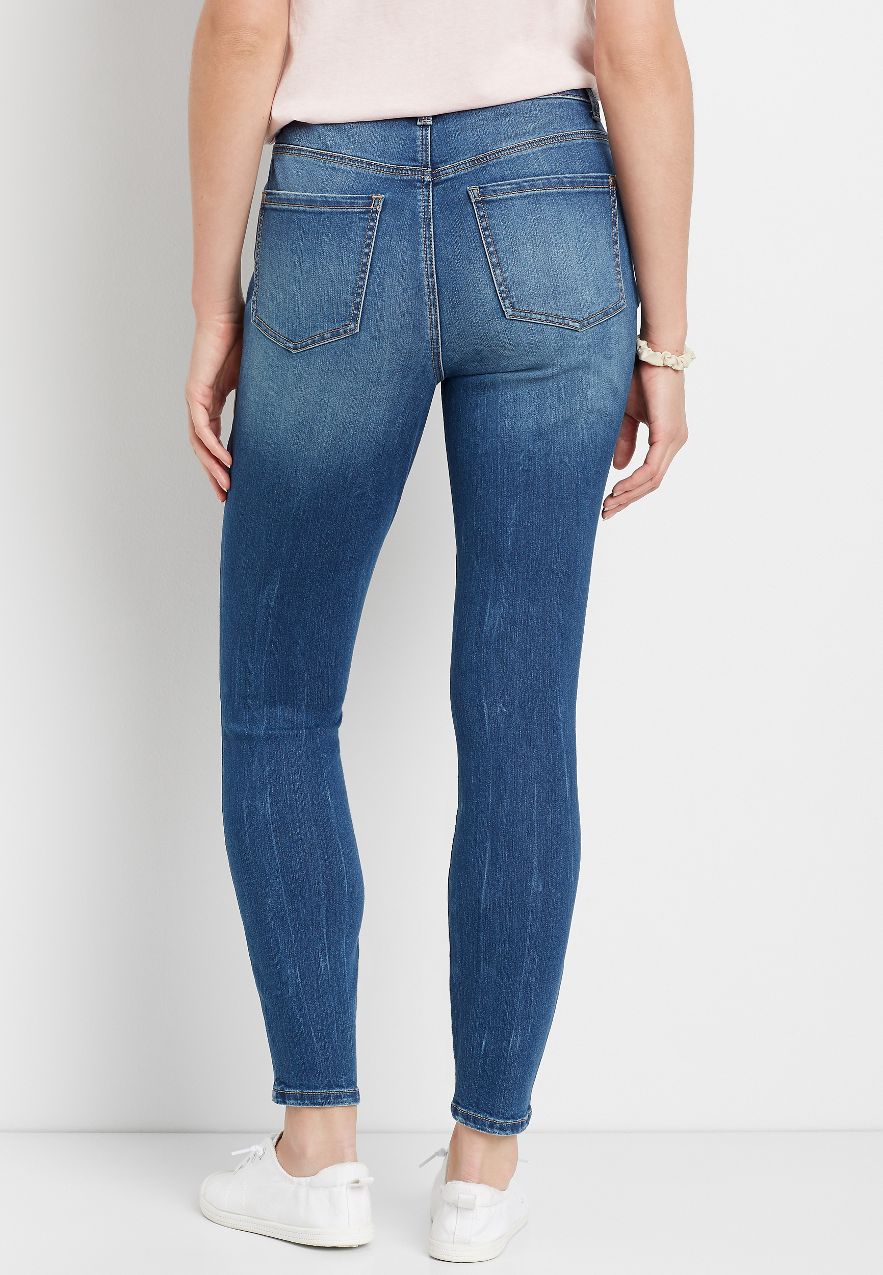 Everflex™ High Rise Dark Curvy Fit Skinny Jean - alternate image