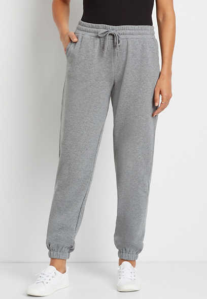 Gray Relaxed Fit Jogger Sweatpant - alternate image