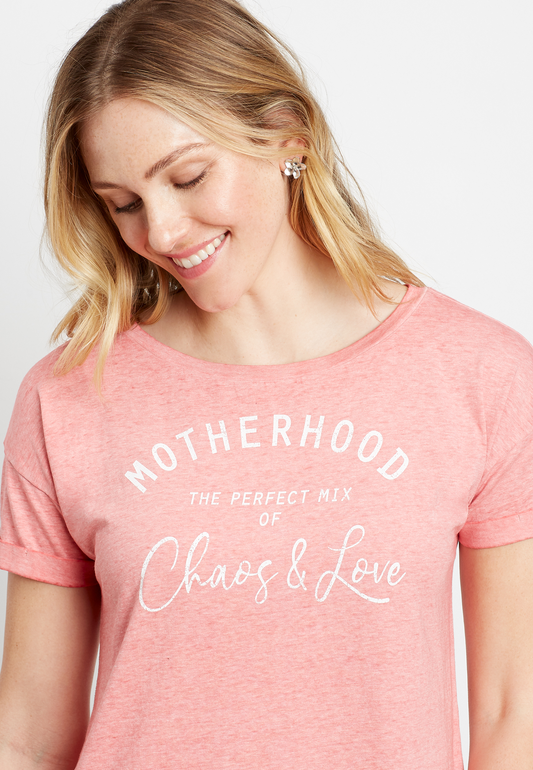 Pink Motherhood Graphic Tee | maurices