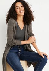 Open Stitch Duster Cardigan, C6170, small