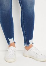 KanCan&trade; High Rise Dark Ripped Hem Skinny Jean, C258, small