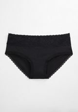 Comfy Stretch Black Cotton Hipster Pantyâ€¯, C106, small