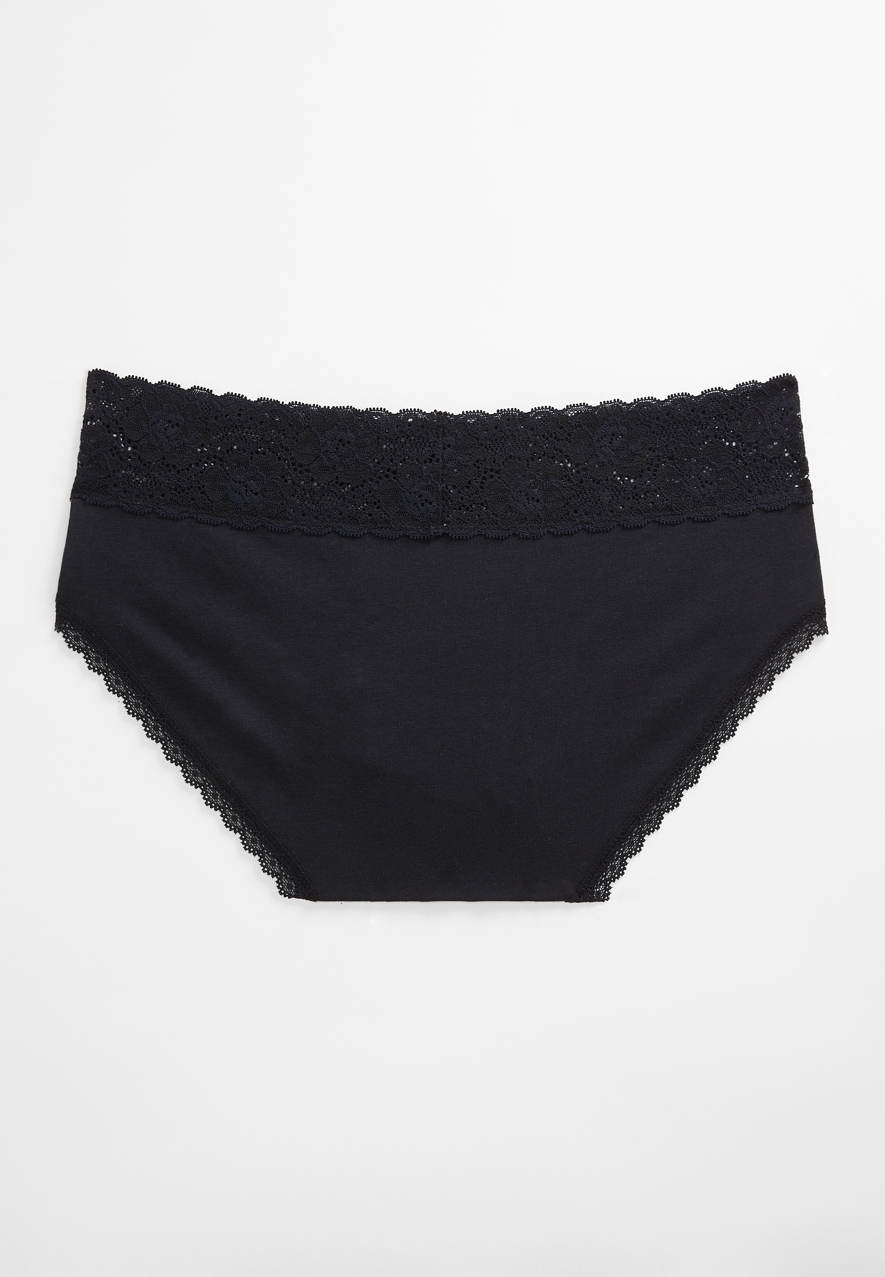 Comfy Stretch Black Cotton Hipster Pantyâ€¯, C106, large