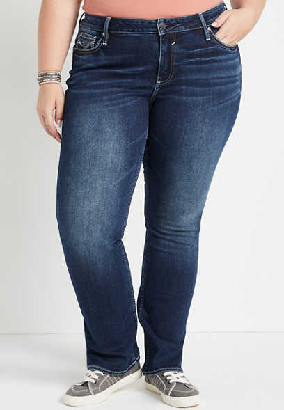 Plus Size Vigoss® Bootcut Mid Rise Jean