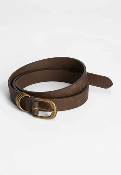 Brown Multi Ring Belt