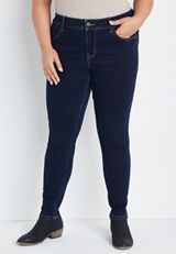 Plus Size m jeans by maurices&trade; Vintage Mid Rise Jegging, C258, small