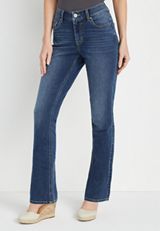 m jeans by maurices&trade; Classic Slim Boot Curvy High Rise Jean, , small