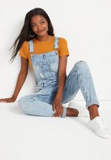m jeans by maurices&trade; Boyfriend Ripped Pant Overall, , small