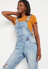 m jeans by maurices&trade; Boyfriend Ripped Pant Overall, , small