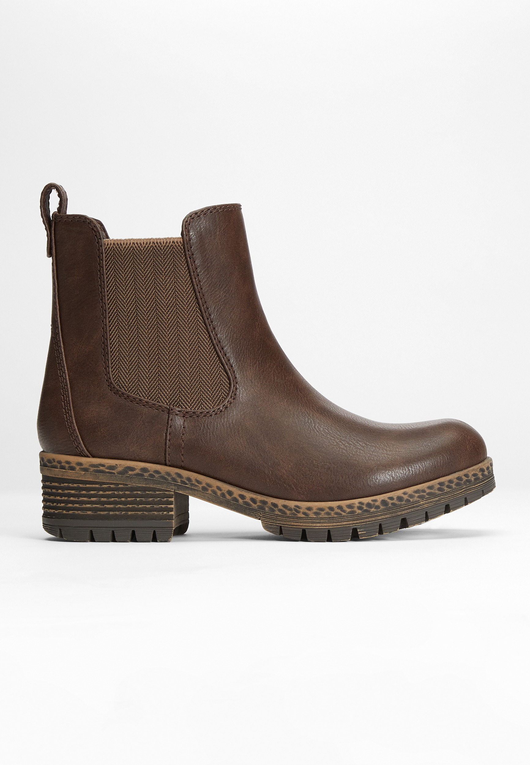 Anna Solid Chelsea Adventure Boot, CHOCOLATE, large