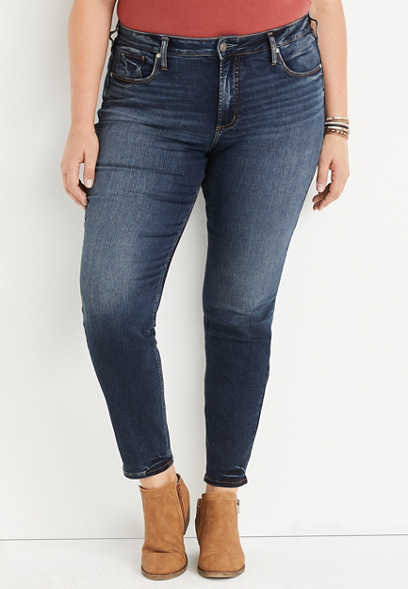 Plus Size Silver Jeans Co.® Avery Skinny Curvy High Rise Jean