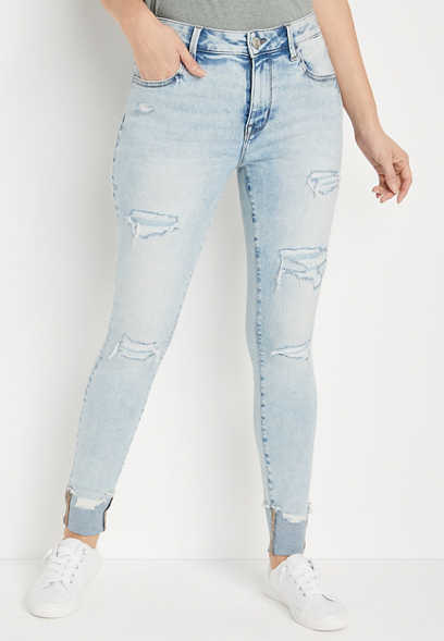 m jeans by maurices™ Vintage High Rise Cuffed Jegging