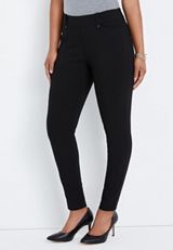 Pull On Bengaline Skinny Ankle Pant, C106, small