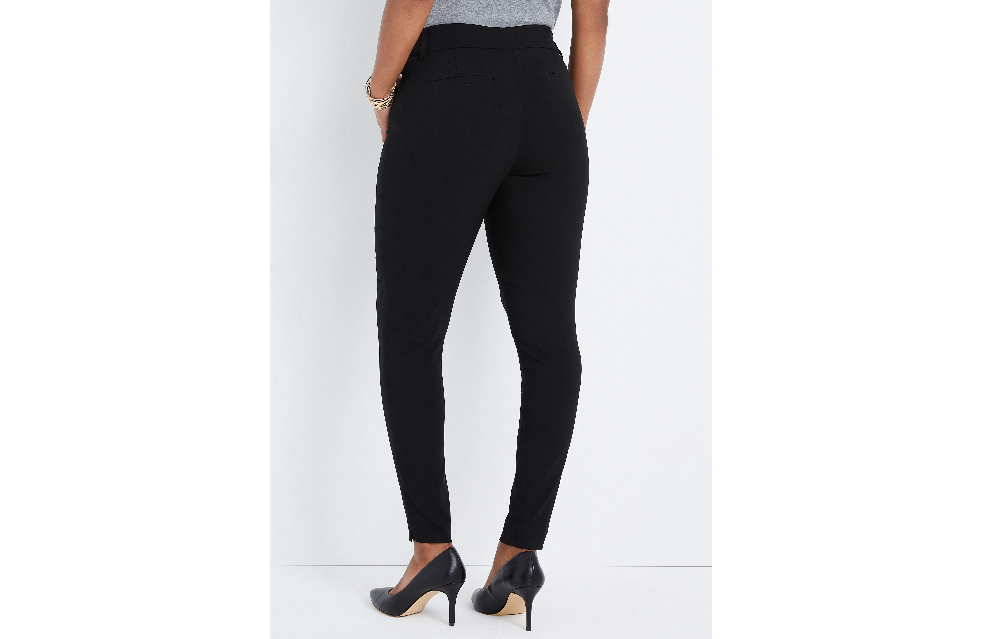 Pull On Bengaline Skinny Ankle Pant