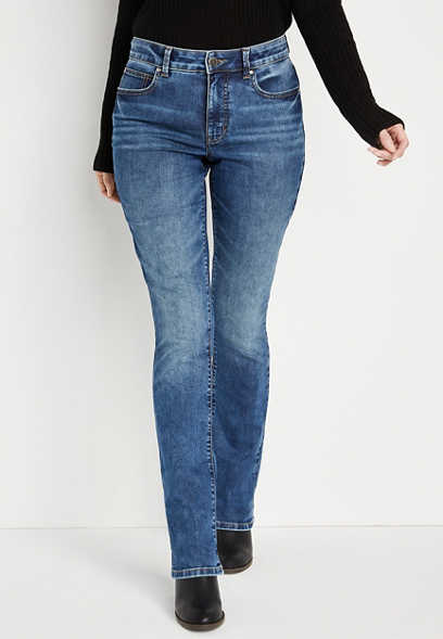 m jeans by maurices™ Everflex™ Slim Boot Curvy High Rise Jean