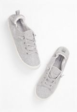 Mariah Gray Scrunch Back Sneaker, C829, small