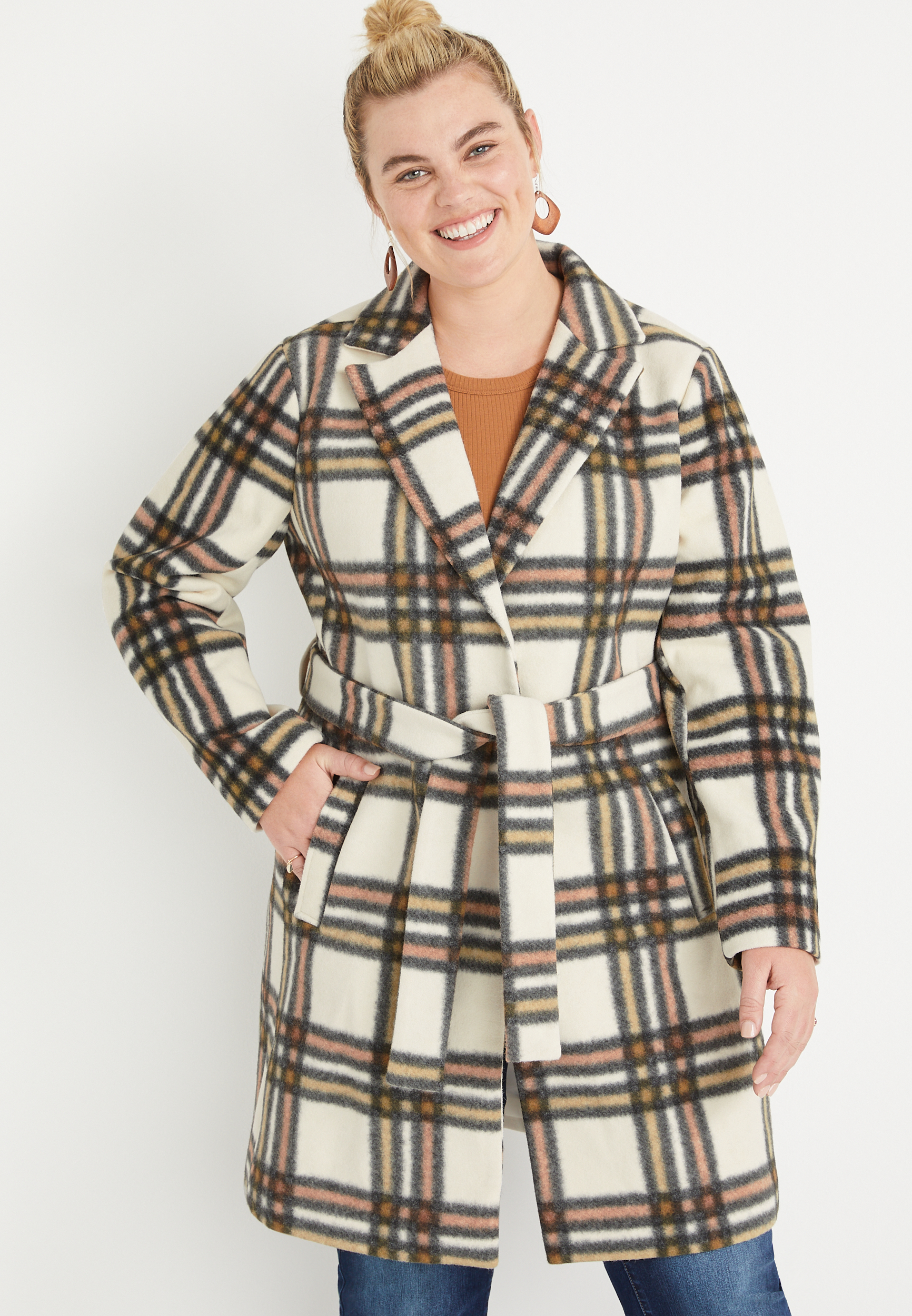 maurices plus size winter coats