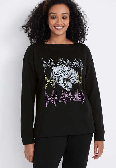 Def Leppard Graphic Sweatshirt