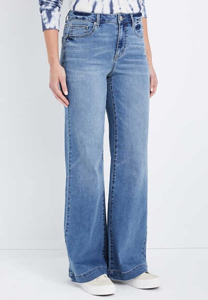 m jeans by maurices™ Wide Leg Super High Rise Jean