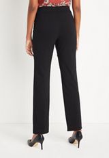 Black Bengaline Straight Leg Pant, C106, small