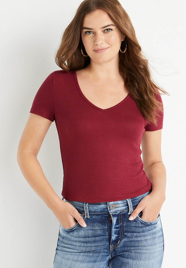 24/7 Solid Tuck-In Tee | maurices