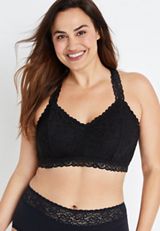 Vintage Lace Racerback Braletteâ€¯, C106, small