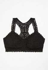 Vintage Lace Racerback Braletteâ€¯, C106, small