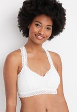 Vintage Lace Racerback Braletteâ€¯, C4673, small