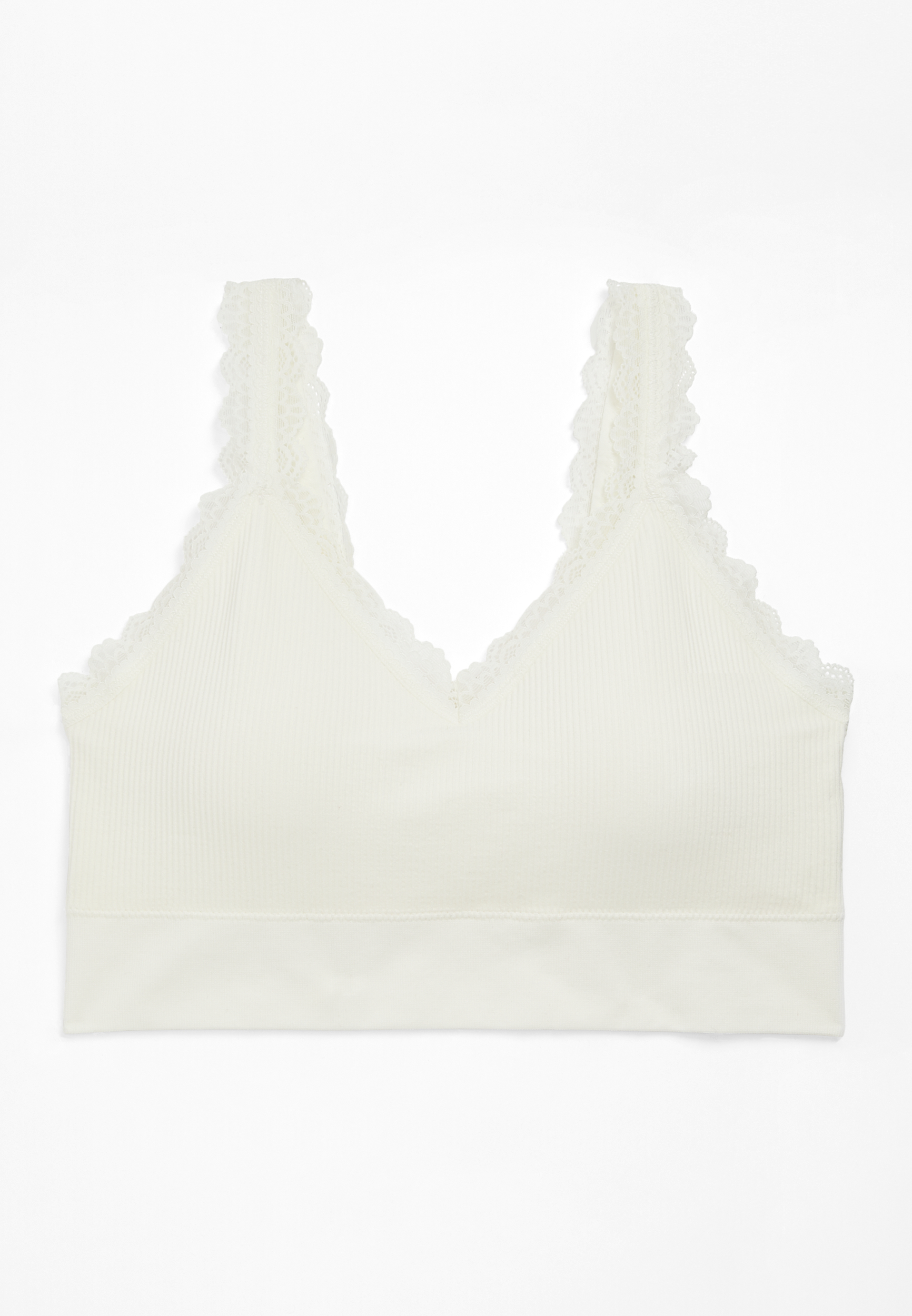 True Stretch Seamless Lace Strap Bralette, C7565, large