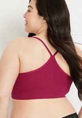 True Stretch Seamless Simple Strap Bralette, , small