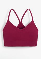 True Stretch Seamless Simple Strap Bralette, , small