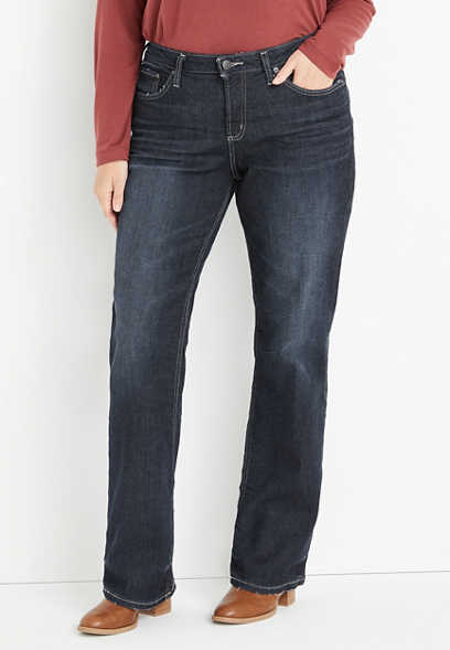 Plus Size Silver Jeans Co.® Authentic Bootcut Curvy Mid Rise Jean
