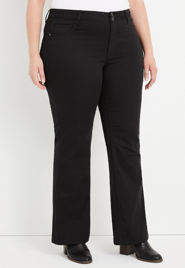 Plus Size m jeans by maurices™ Black Flare High Rise Jean | maurices