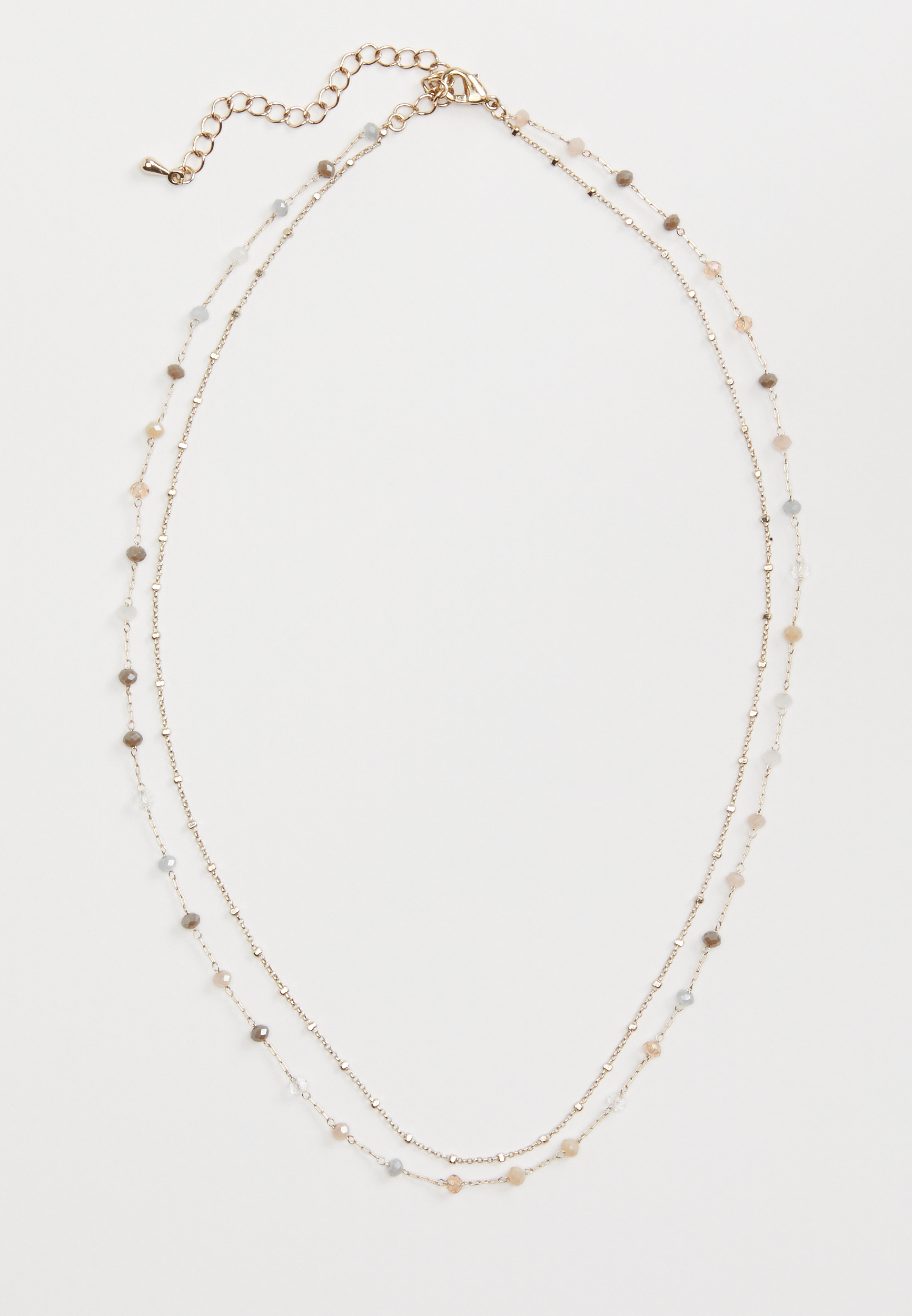 Dainty Gold Beaded Layered Necklace | maurices
