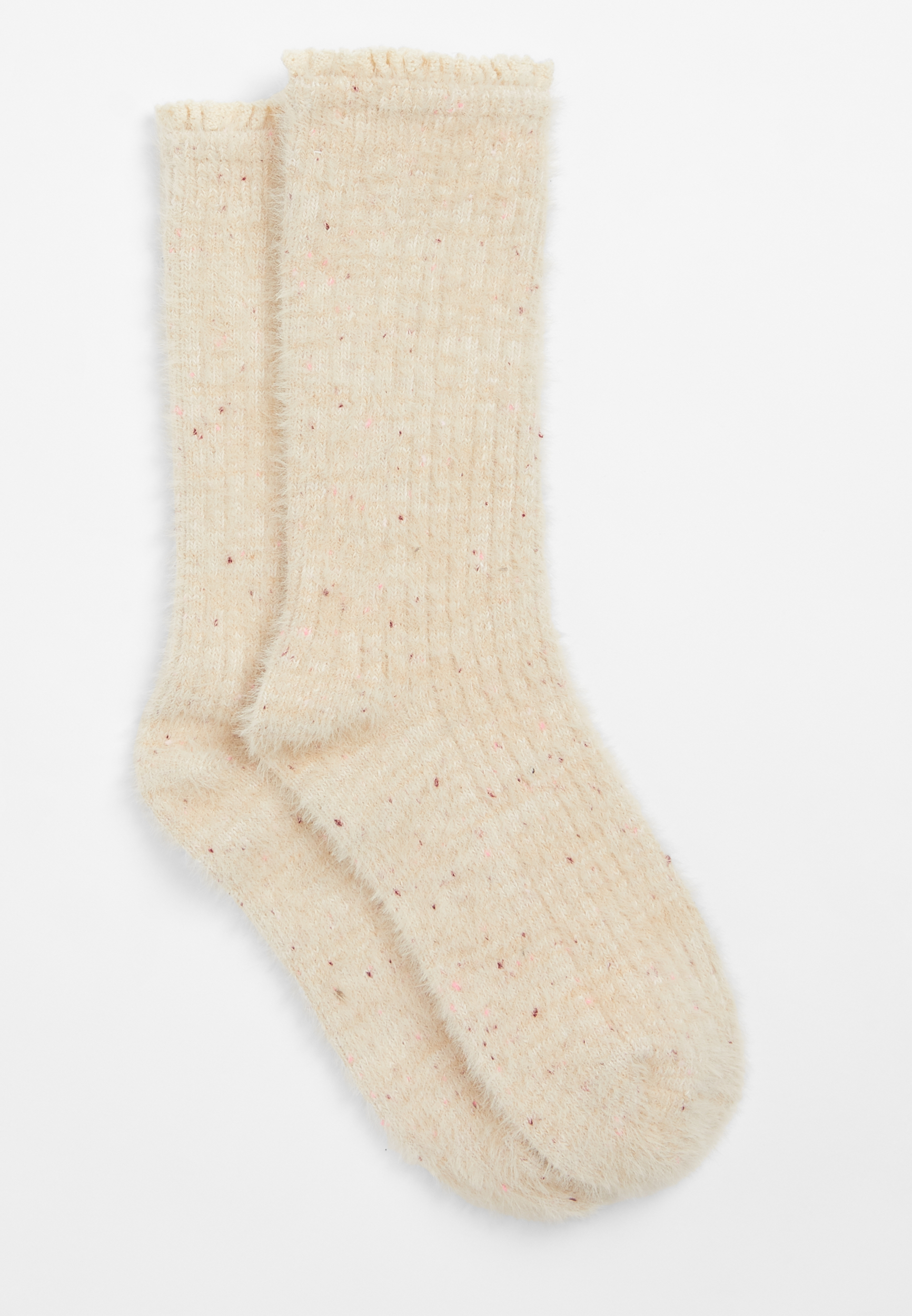 Cream Cozy Crew Socks | maurices