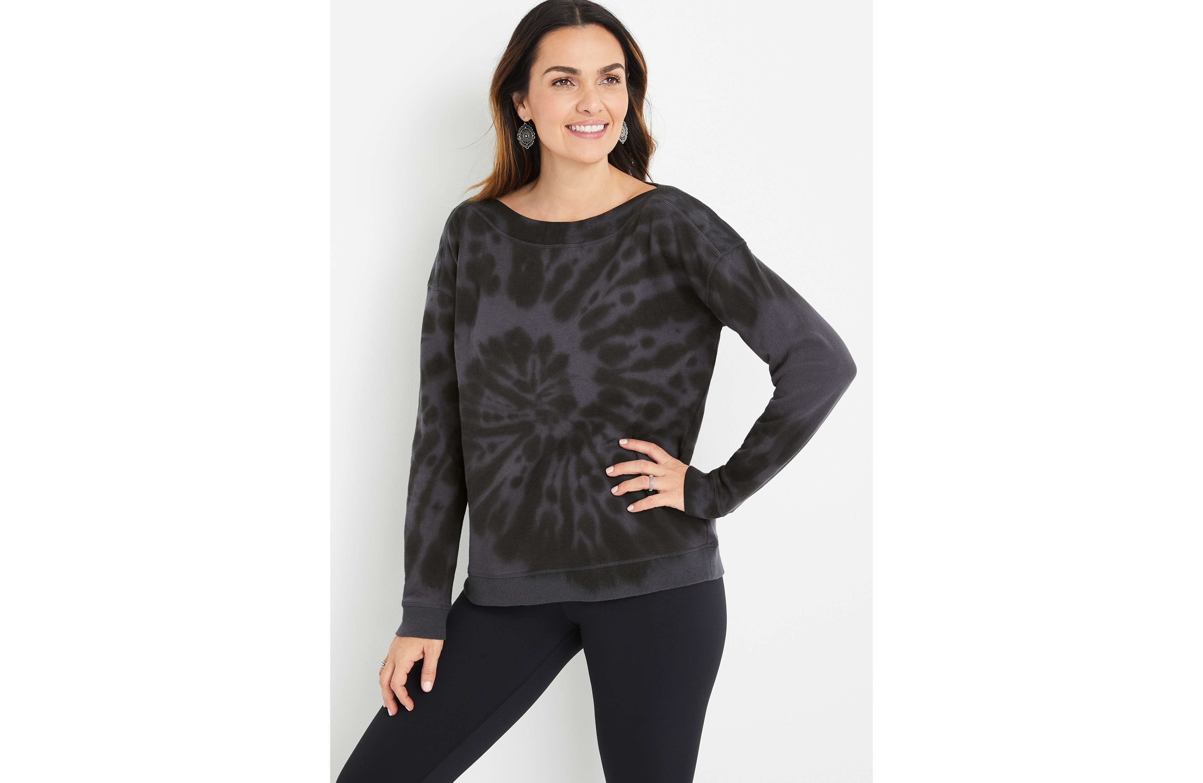 Gray Tie Dye Sweatshirt