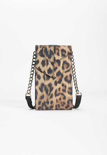 Leopard Crossbody Wallet
