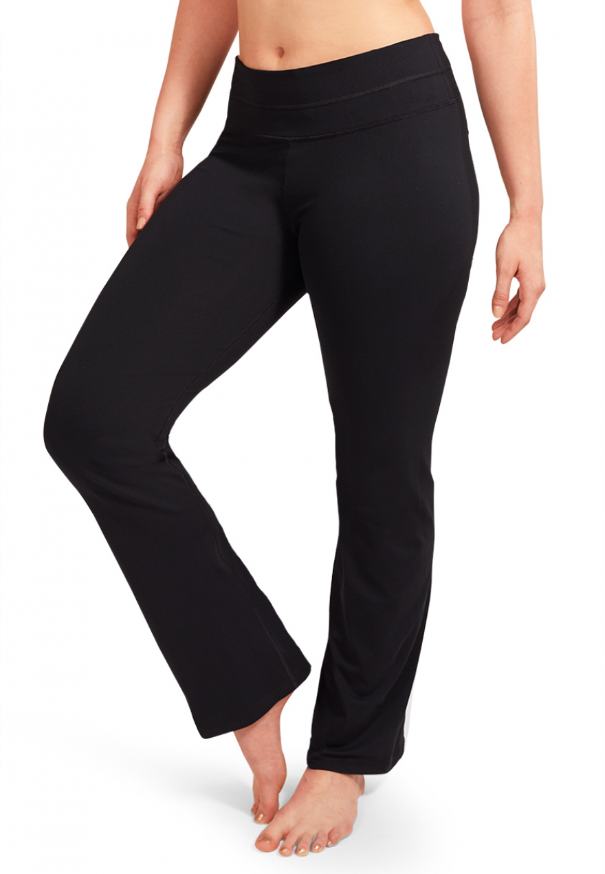 plus size straight leg yoga pants