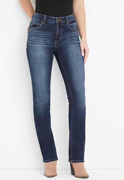m jeans by maurices™ Everflex™ Straight Curvy High Rise Jean